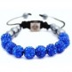 NEW MULTI-COLOURED CRYSTAL SWAROVSKI BALL BRACELET (17 DIFFFERENT COLOURS To choose from)