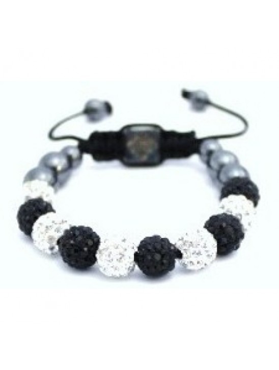 NEW MULTI-COLOURED CRYSTAL SWAROVSKI BALL BRACELET (17 DIFFFERENT COLOURS To choose from)