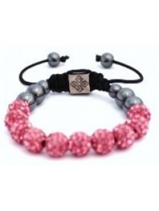 NEW MULTI-COLOURED CRYSTAL SWAROVSKI BALL BRACELET (17 DIFFFERENT COLOURS To choose from)