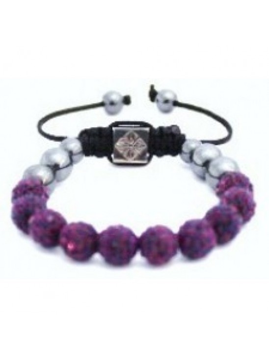 NEW MULTI-COLOURED CRYSTAL SWAROVSKI BALL BRACELET (17 DIFFFERENT COLOURS To choose from)