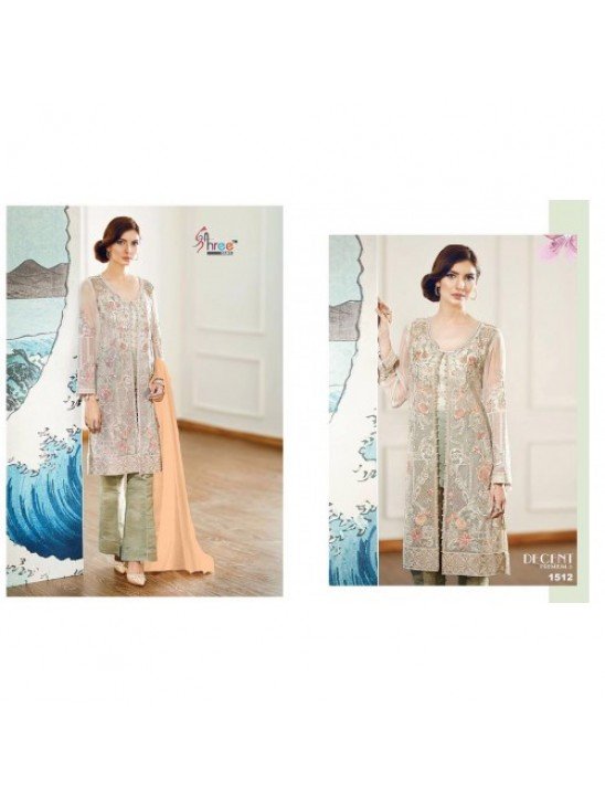 Light Green Pakistani Designer Salwar Suit