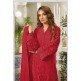 Samba Red Embroidered Organza Pakistani Style Suit