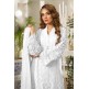 Brilliant White Organza Unstitched 3pcs Suit