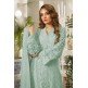 Biscay Green Organza Pakistani Designer Semi Stitched Suit