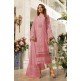 Rose Tan Dusty Pink Pakistani Designer Organza Suit