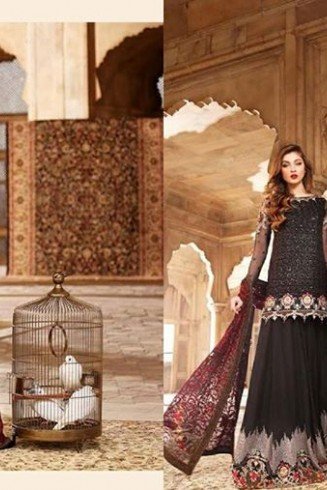 47003 BLACK MAHROSH VOL 2 PAKISTANI STYLE SALWAR KAMEEZ 