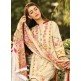 ZEA-D03 ESHA AISHA D03 CREAM BEIGE UNSTITCHED PAKISTANI POLY WOOL SHAWL SUIT