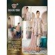 Beige Party Frock Heavy Embroidered Wedding Suit