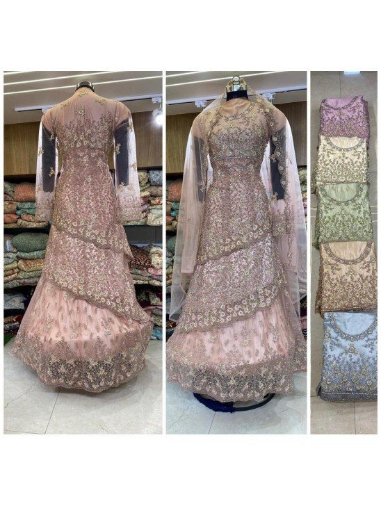 Fancy Indian Bridesmaid Wedding Lehenga Gown