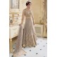 SPECTACULAR SMOKE GREY INDIAN & PAKISTANI DESIGNER PARTY AND WEDDING WEAR FANCY ANARKALI GOWN