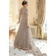 SPECTACULAR SMOKE GREY INDIAN & PAKISTANI DESIGNER PARTY AND WEDDING WEAR FANCY ANARKALI GOWN