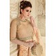 ENIGMATIC PEACH INDIAN & PAKISTANI DESIGNER PARTY AND WEDDING WEAR FANCY LEHENGA