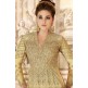 STUNNING MEHNDI INDIAN & PAKISTANI DESIGNER PARTY AND WEDDING WEAR FANCY ANARKALI GOWN