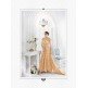 7215 PEACH GLOSSY SAPPHIRE WEDDING WEAR DESIGNER DRESS