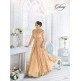 7215 PEACH GLOSSY SAPPHIRE WEDDING WEAR DESIGNER DRESS