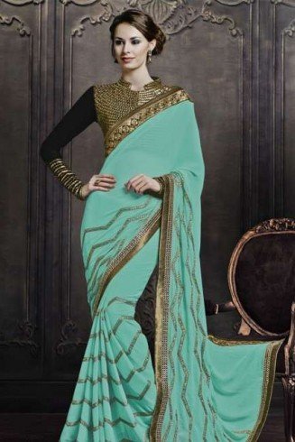 Z22524 NARGIS FAKHRI FEROZI 5062 HEROINE DRAMATIC SAREE 