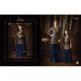 8073 NAVY BLUE KARMA HEAVY GOLD EMBROIDERED WEDDING WEAR DESIGNER LEHENGA