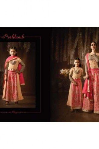 8080 PEACH AND PINK KARMA HEAVY EMBROIDERED DESIGNER WEDDING WEAR SUIT