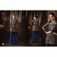 8073 NAVY BLUE KARMA HEAVY GOLD EMBROIDERED WEDDING WEAR DESIGNER LEHENGA FOR YOUNG GIRLS