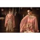 8078 PEACH AND CREAM KARMA FLORAL PRINTED PARTY WEAR INDIAN DESIGNER ANARKALI SUIT