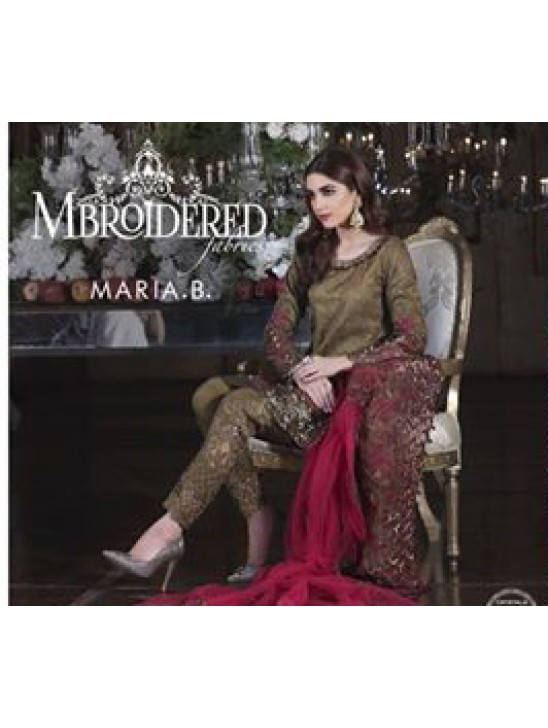 MARIA B BD-08 MBROIDERED DESIGNER READY MADE SUIT