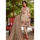 Beige Printed Pakistani Style Lawn Summer Suit