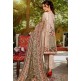 Beige Printed Pakistani Style Lawn Summer Suit