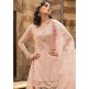 Coral Pink Pakistani Designer Ethnic Embroidered Gharara Style Suit