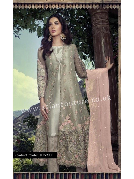 PAKISTANI PARTY & WEDDING JACKET STYLE SALWAR SUIT