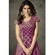 PURPLE INDIAN EMBELLISHED ANARKALI DRESS