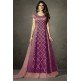 PURPLE INDIAN EMBELLISHED ANARKALI DRESS