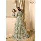 EID DRESS COLLECTION: NILE GREEN EMBELLISHED ANARKALI SUIT