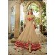 2301-A BEIGE NITYA SLIT STYLE LONG ANARKALI DRESS