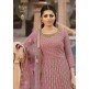 ROSE PINK INDIAN PAKISTANI EVENING GOWN