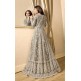 EID DRESS COLLECTION : GREY EMBELLISHED ANARKALI SUIT