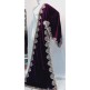 Plum Ladies Winter Velvet Shawl