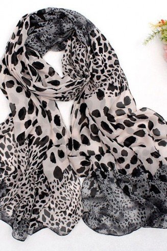 Stunning New Animal Leopard Print Wraps Scarf Chiffon Shawl