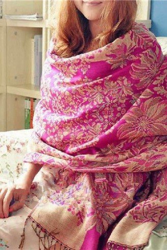 Cashmere Wool Pashmina Kashmiri Shawls/Scarf