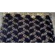 Navy Blue Embroidered Winter Shawl