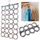 Multi Scarf Hanger Circular Wardrobe Space Organizer Storage Ties Belt Scarves