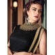 BLACK HEAVY EMBROIDERED INDIAN WEDDING & EVENING GOWN