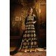 S-64 BLACK AND GOLDEN SYBELLA ANGELLIQUE WEDDING WEAR DRESS