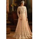 S-67 PEACH SYBELLA ANGELLIQUE WEDDING WEAR DRESS