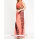 Stunning Cowl Neck Mix Print Maxi Dress