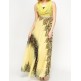 Stunning Cowl Neck Mix Print Maxi Dress