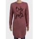 Blush Slogan Ladies Jumper Dress