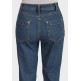 Ladies Designer Straight Cut 5-Pocket Denim Jeans