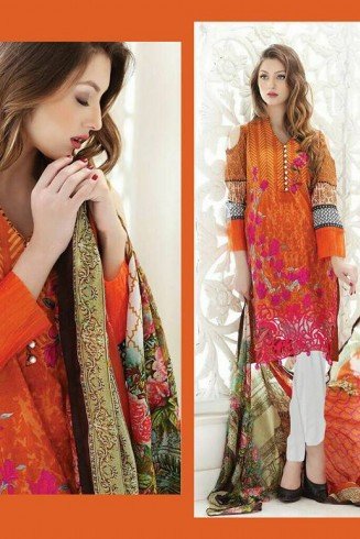 Orange Red Dress Indian Salwar Suit