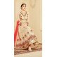 Indian Maxi Cream Party Evening Wedding Anarkali Suit (Ready Made XXL)