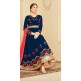 Indian Maxi Blue Party Evening Wedding Anarkali Suit (Ready Made XXL)